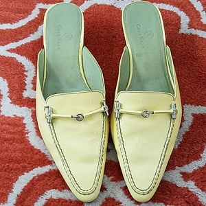 Cole Haan pattent leather mules